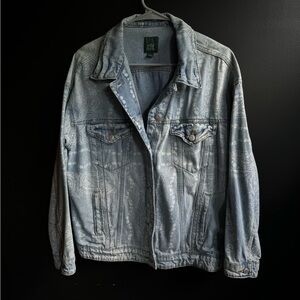 Wild fable paisley denim jacket